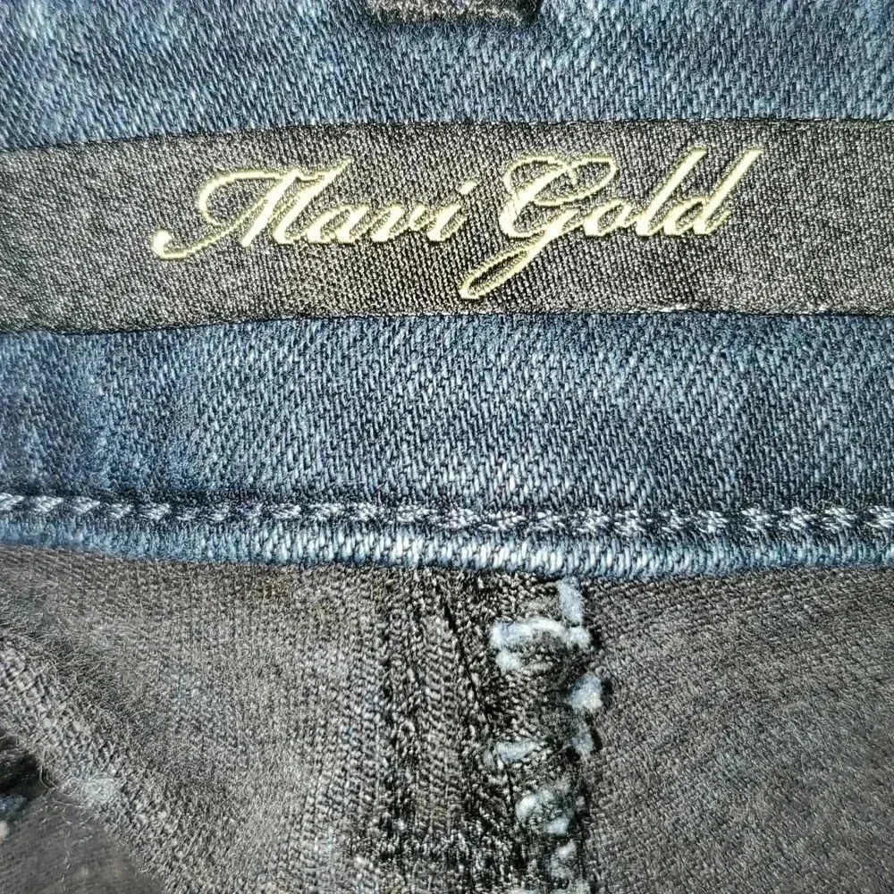 MAVI Blue Jeans ADRIANA Ankle Mid Rise Super Skinny Distressed Raw Hem Size 27 - Picture 10 of 16